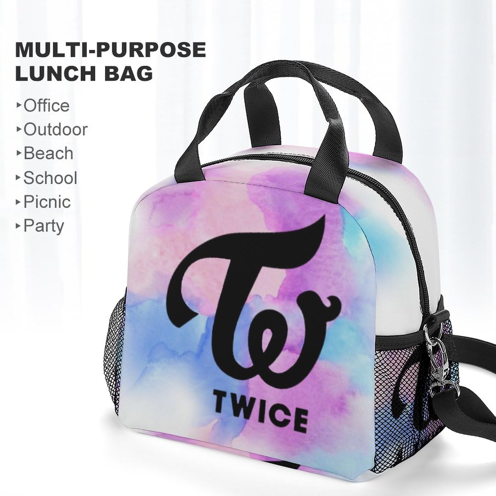 Amazon｜ランチバッグ - Twice トゥワイス Logo ランチバッグ 保冷